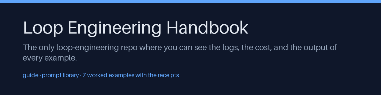 Loop Engineering Handbook banner